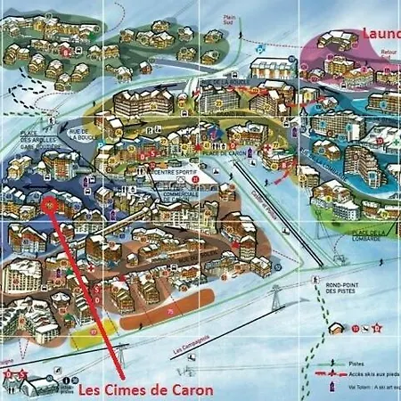 Apartment Cimes De Caron - Location: Avec Vue Sud Magnifique Mae-9084 *